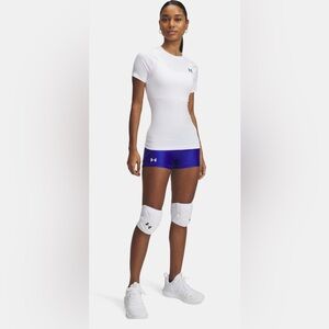 •UNDER ARMOUR•ROYAL BLUE HEATGEAR® 3” SHORTYS SPANDEX SHORTS SIZE LARGE EUC